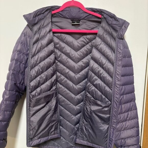 32 Degree Heat Puffer Womens Purple Jacket Down Filled Full Zip. Sz. 1X - Picture 3 of 4